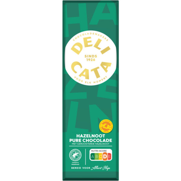Delicata Reep Pure Chocolade Hazelnoot - Albert Heijn