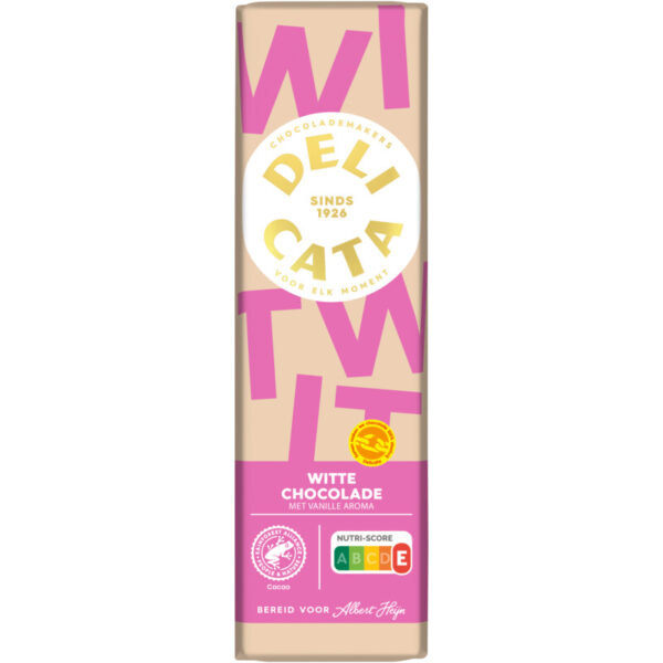 Delicata Reep Witte Chocolade met Vanille Aroma - Albert Heijn