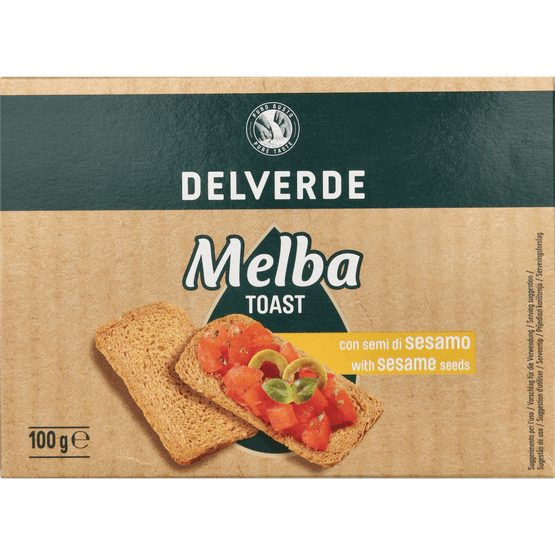 Delverde Melba toast sesam - Dirk
