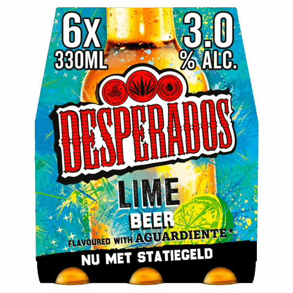 Desperados Lime bier fles - PLUS