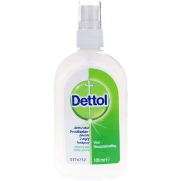 Dettol desinfecterende huidspray bij wondjes 2mg/g - JUMBO