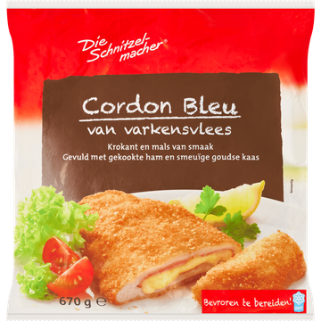 Die Schnitzelmacher Cordon Bleu van Varkensvlees - JUMBO