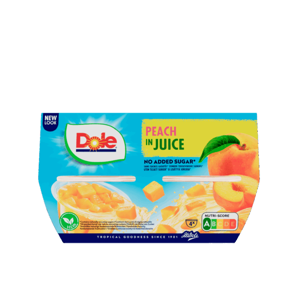 Dole Fruitcups Perzik - PLUS