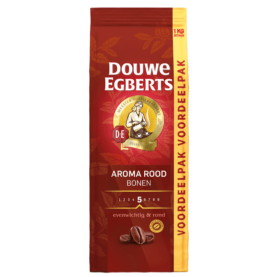 Douwe Egberts Koffiebonen aroma rood - Dirk