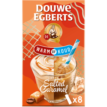 Douwe Egberts Verwenkoffie Lekker warm of koud Latte Salted Caramel - JUMBO