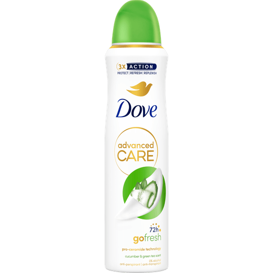 Dove Deospray advanced care cucumber & green tea - Dirk