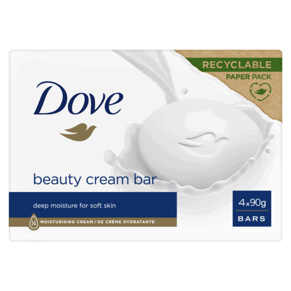 Dove Dove Barsoap Regular 4 Pack - PLUS