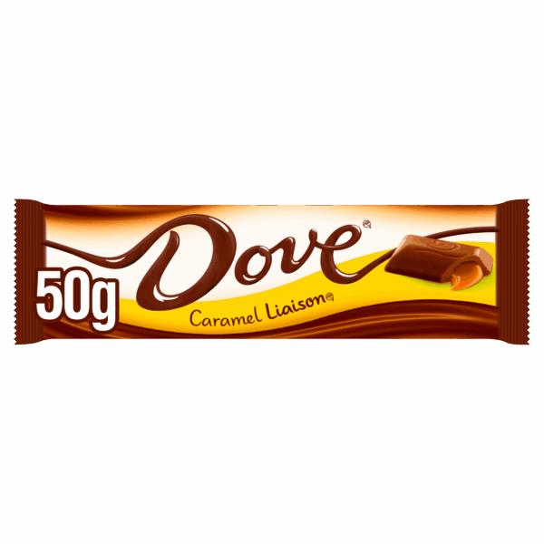 Dove Melk chocolade karamel reep single - PLUS