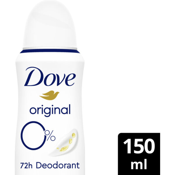 Dove Original 0% Deodorant Spray - Albert Heijn