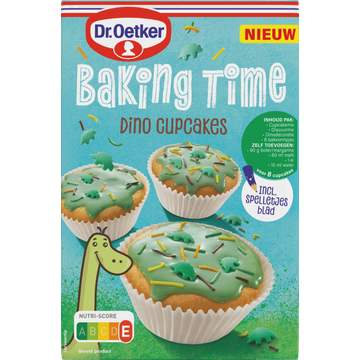 Dr. Oetker Baking Time Dino Cupcakes Bakmix - JUMBO
