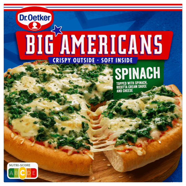 Dr. Oetker Big Americans Spinach - PLUS