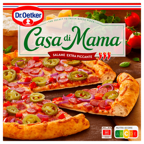 Dr. Oetker Casa di mama pizza salame extra piccante - Dirk