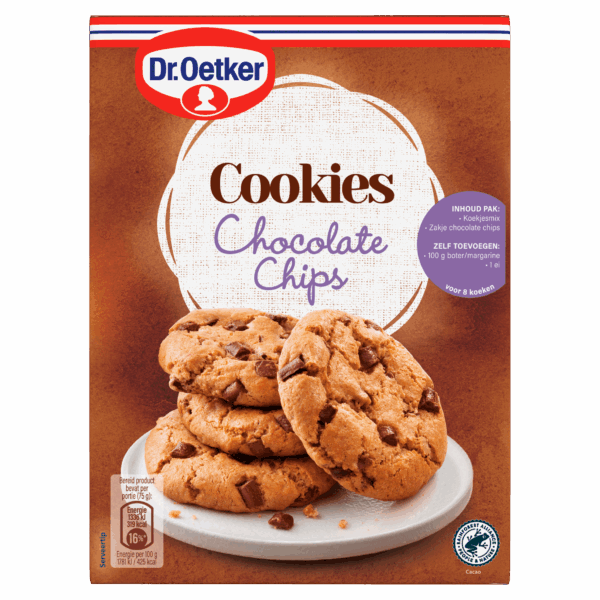 Dr. Oetker Chocolate chip cookies bakmix - PLUS