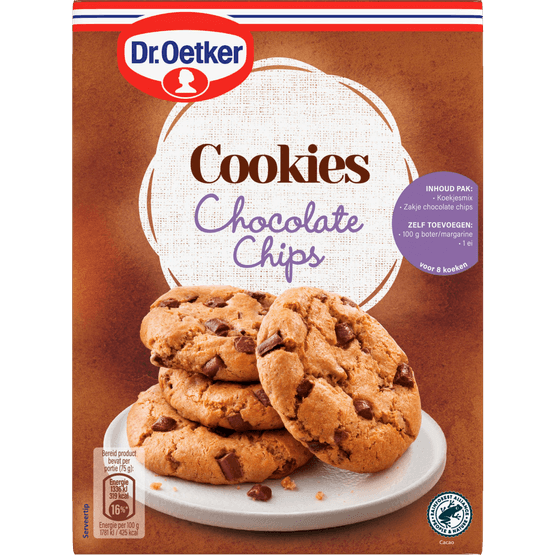 Dr. Oetker Chocolate chip cookies - Dirk