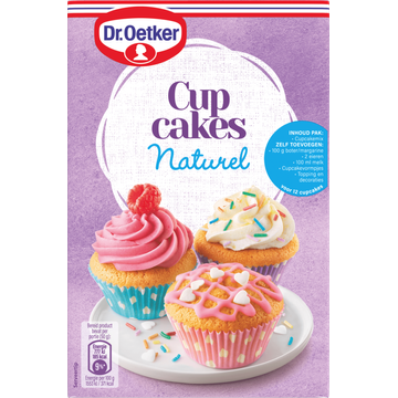 Dr. Oetker Cupcakes Naturel Bakmix - JUMBO