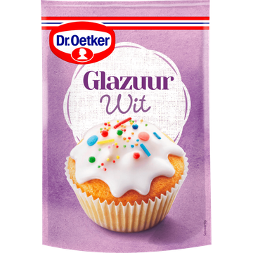 Dr. Oetker Glazuur Wit Taart Versiering - JUMBO