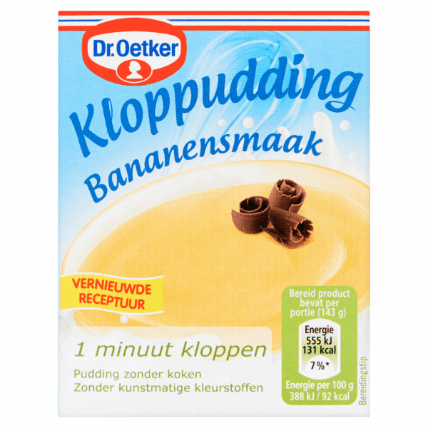 Dr. Oetker Kloppudding bananensmaak - PLUS