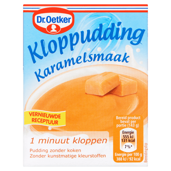 Dr. Oetker Kloppudding karamelsmaak - PLUS