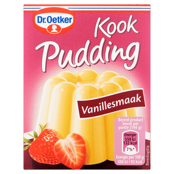 Dr. Oetker Kookpudding Vanillesmaak - PLUS