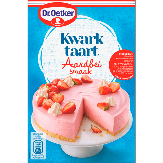 Dr. Oetker Kwarktaart aardbei - Dirk