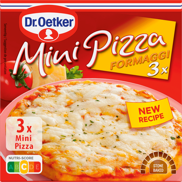 Dr. Oetker Mini Pizza Formaggi 3 Stuks - JUMBO