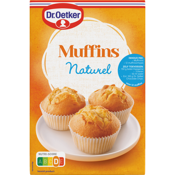 Dr. Oetker Muffins Naturel Bakmix - JUMBO