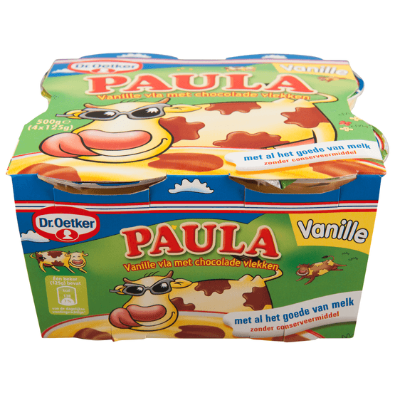 Dr. Oetker Paula vla vanille en chocolade - Dirk