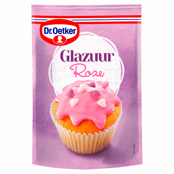 Dr. Oetker Roze Glazuur - PLUS