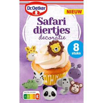 Dr. Oetker Safari Diertjes Decoratie - JUMBO