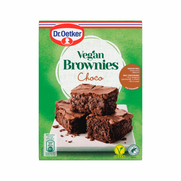 Dr. Oetker Vegan Brownies Plantaardig Bakmix - PLUS