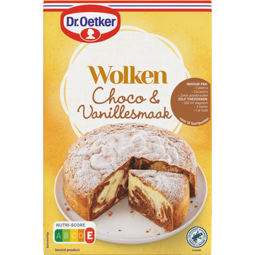 Dr. Oetker Wolken Cake Choco & Vanillesmaak Bakmix - JUMBO