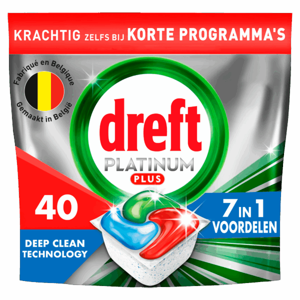 Dreft Platinum Plus Vaatwascaps Deep Clean - PLUS
