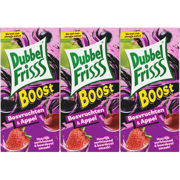 DubbelFrisss Boost Bosvruchten & Appel - JUMBO