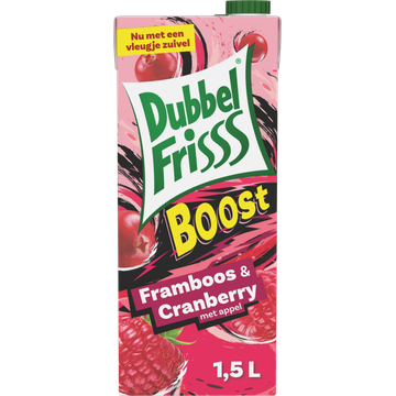 DubbelFrisss Boost Framboos & Cranberry - JUMBO