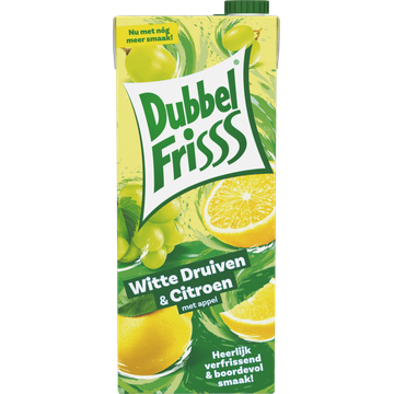 DubbelFrisss Witte Druiven & Citroen met Appel - JUMBO