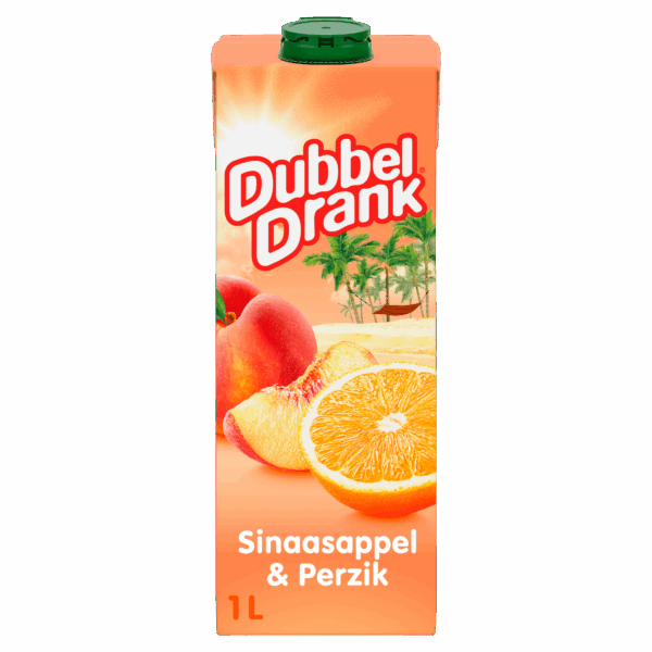Dubbeldrank Sinaasappel & perzik - PLUS