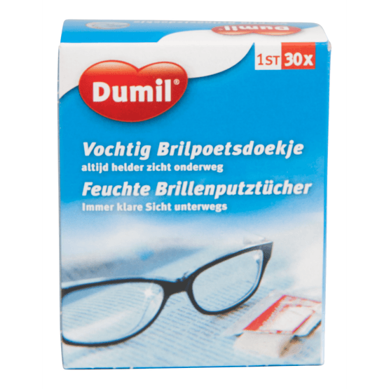 Dumil Vochtige brillendoekjes - Dirk