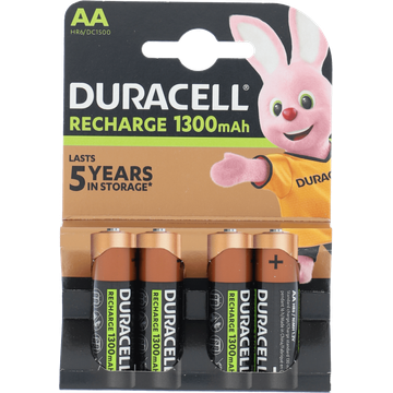 Duracell Rechargeable Batterijen Plus AA 1300mAh - JUMBO