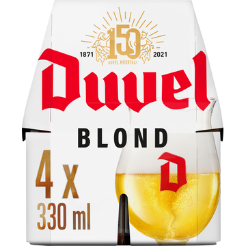 Duvel - Blond - Fles - 4 x 330ML - JUMBO