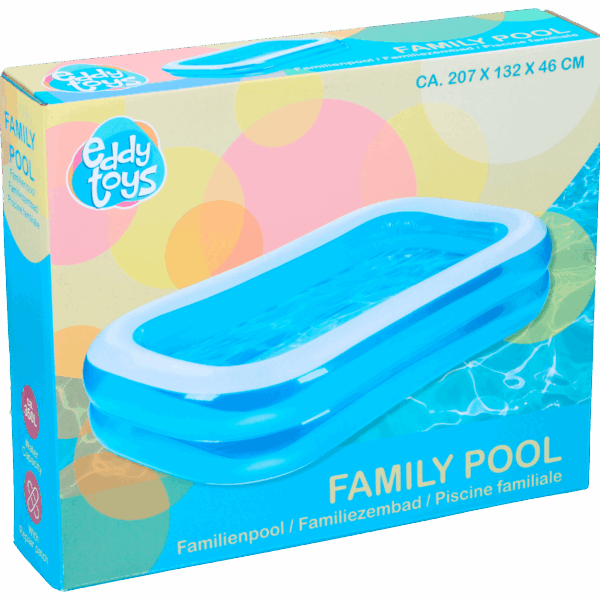Eddy Toys Zwembad Family 207x132x46cm - PLUS