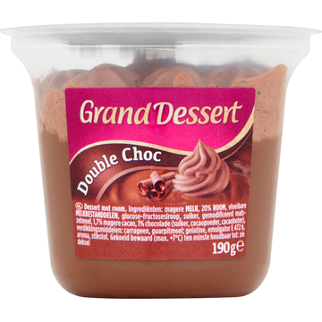 Ehrmann Grand Dessert Double Choc - JUMBO