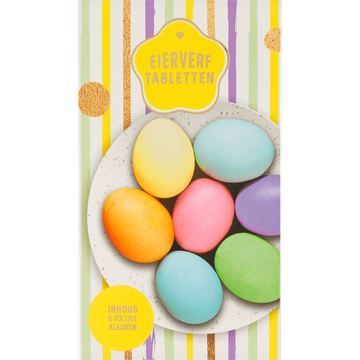 Eierverf Tabletten 6 Stuks - JUMBO