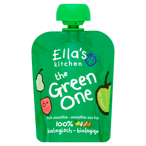Ella's Kitchen 6+ The Green One knijpzakje - PLUS
