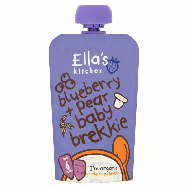 Ella's Kitchen Blueberry rijst yoghurt 6+ - PLUS