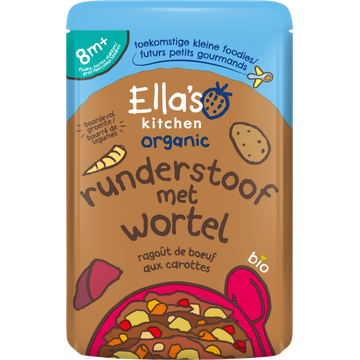 Ella's Kitchen hartverwarmende runderstoof 8+ biologisch - JUMBO