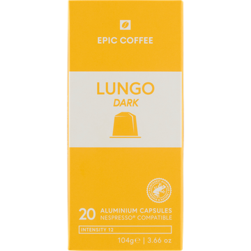 Epic Coffee Lungo Dark koffiecups - JUMBO