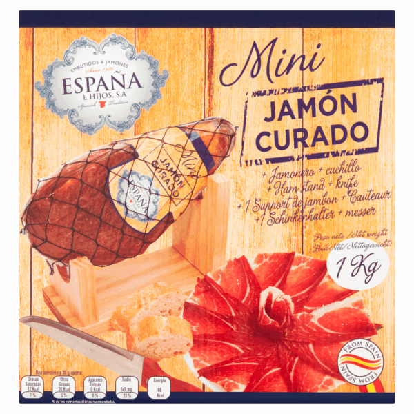España Jamon Curado 12 maanden incl standaard - PLUS