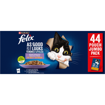 FELIX® Elke Dag Feest Mix Selectie in Gelei Kattenvoer - JUMBO
