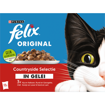 FELIX® Original Countryside Selectie in Gelei Kattenvoer - JUMBO