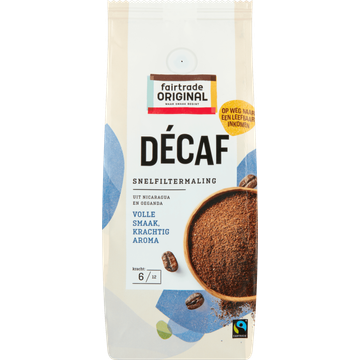 Fairtrade Orginal Décaf Snelfiltermaling - JUMBO